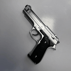 Silver M92 Beretta Airsoft Toy Gun