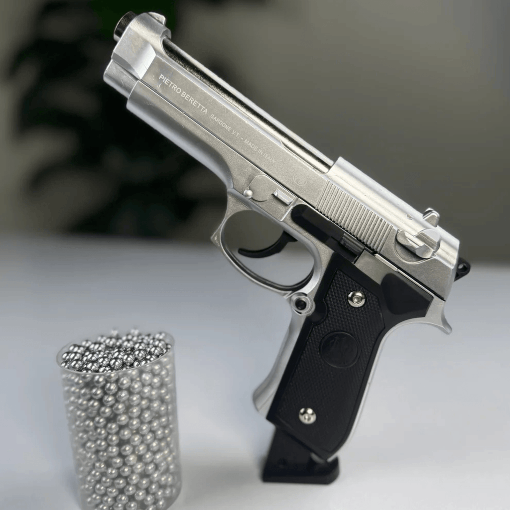 Silver M92 Beretta Airsoft Toy Gun