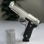 Silver M92 Beretta Airsoft Toy Gun