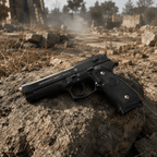 Black M92 Beretta Airsoft Toy Gun