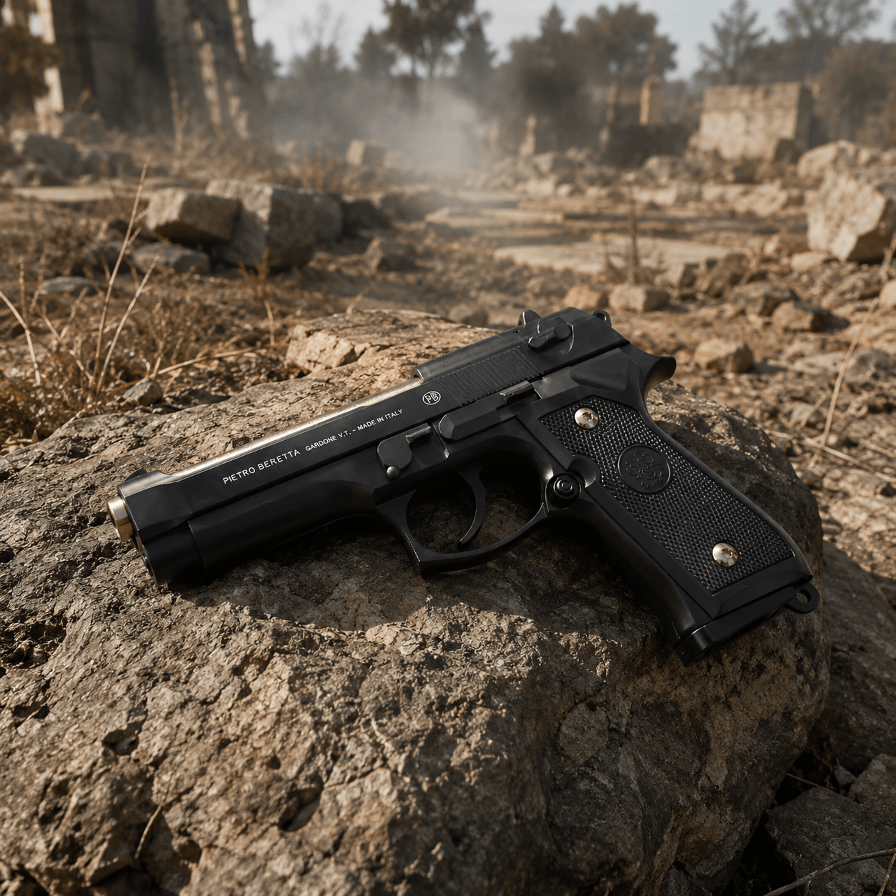 Black M92 Beretta Airsoft Toy Gun